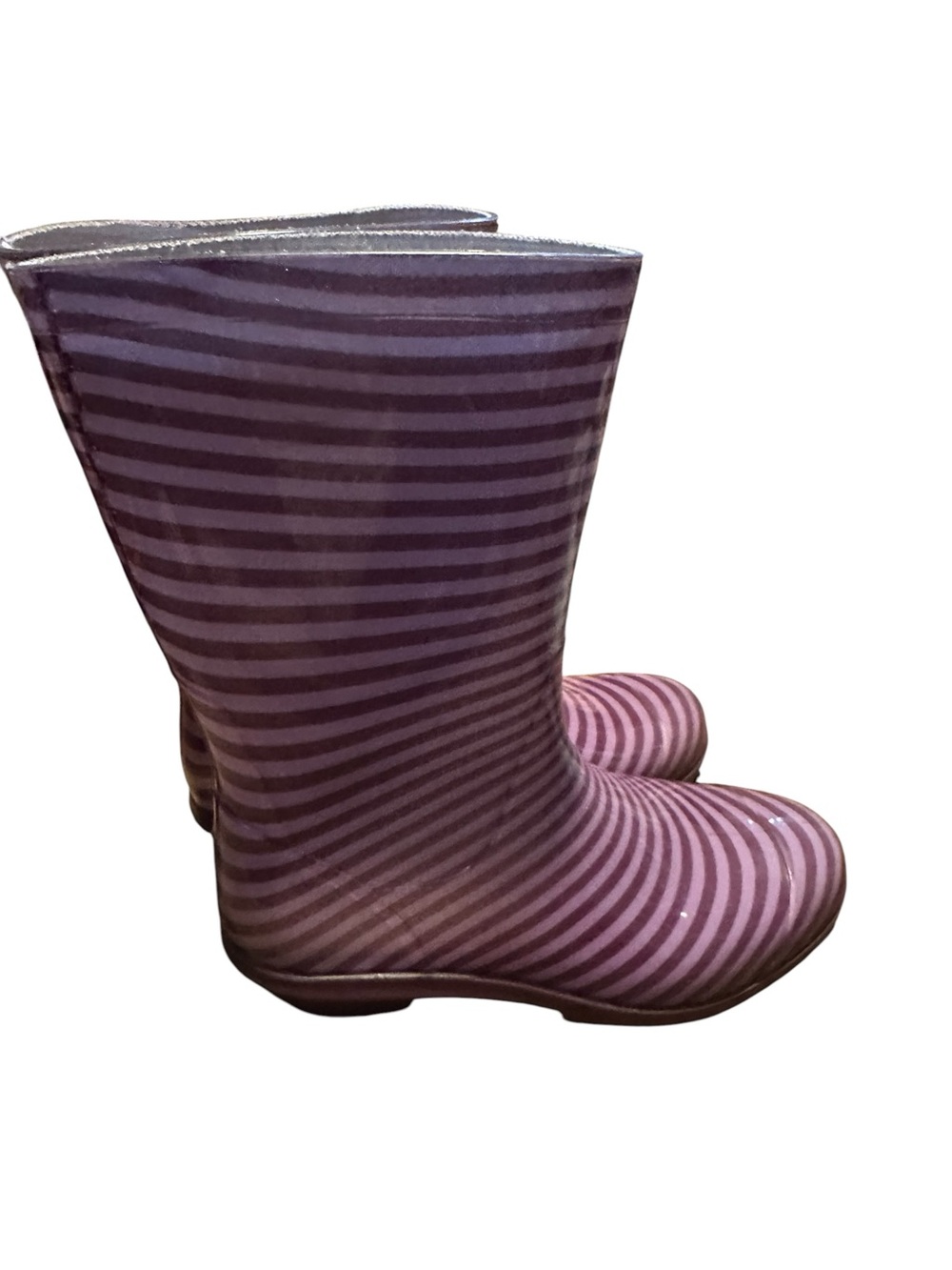 UGGs Purple Striped Girls' Rain Boots size 2